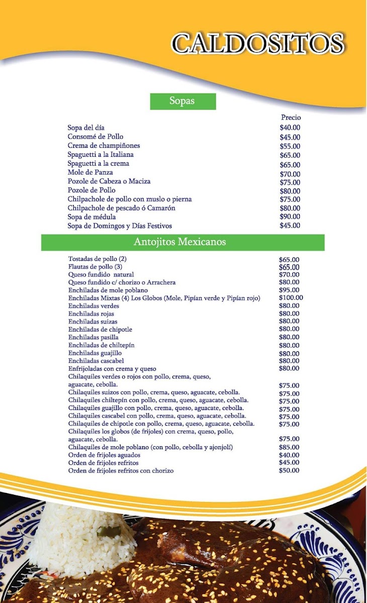 Cafe los globos Menu - Image 3
