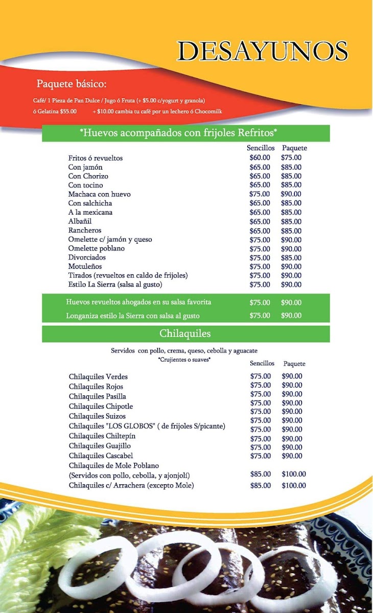 Cafe los globos Menu - Image 4